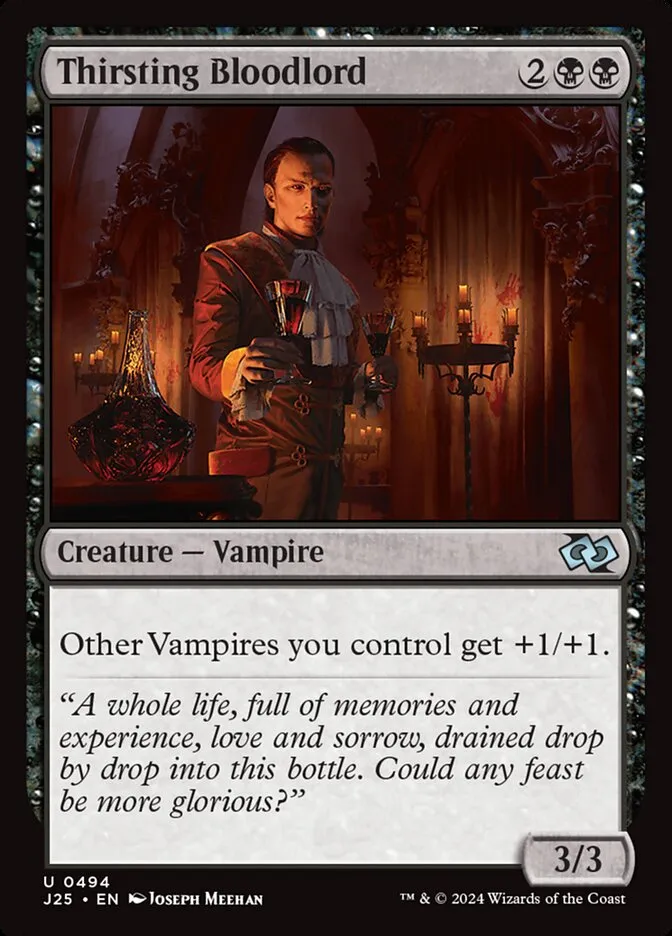 2024 Foundations Jumpstart Thirsting Bloodlord #494 uncommon card image