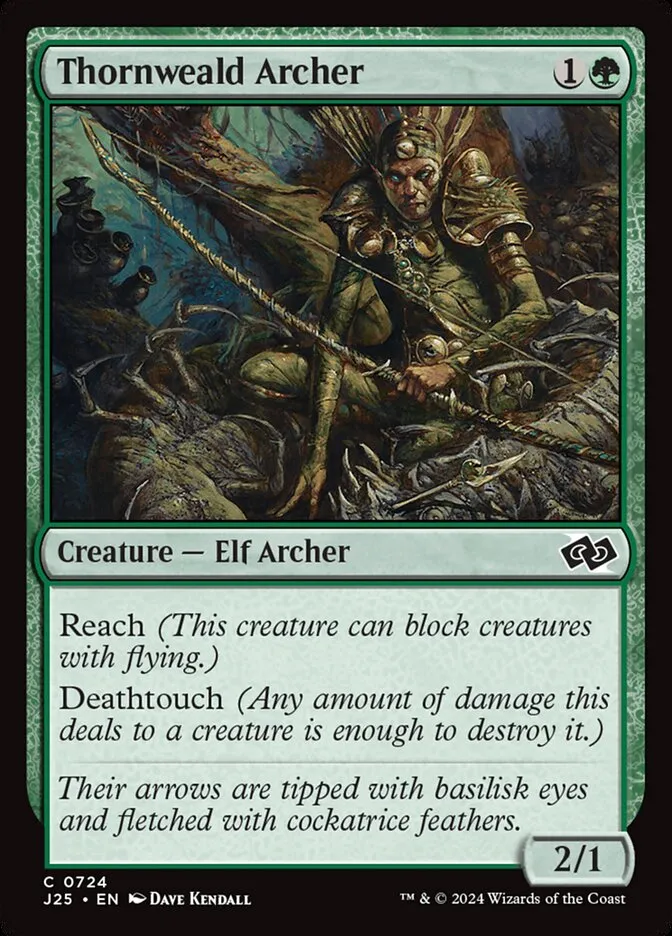 2024 Foundations Jumpstart Thornweald Archer common #724 common card image