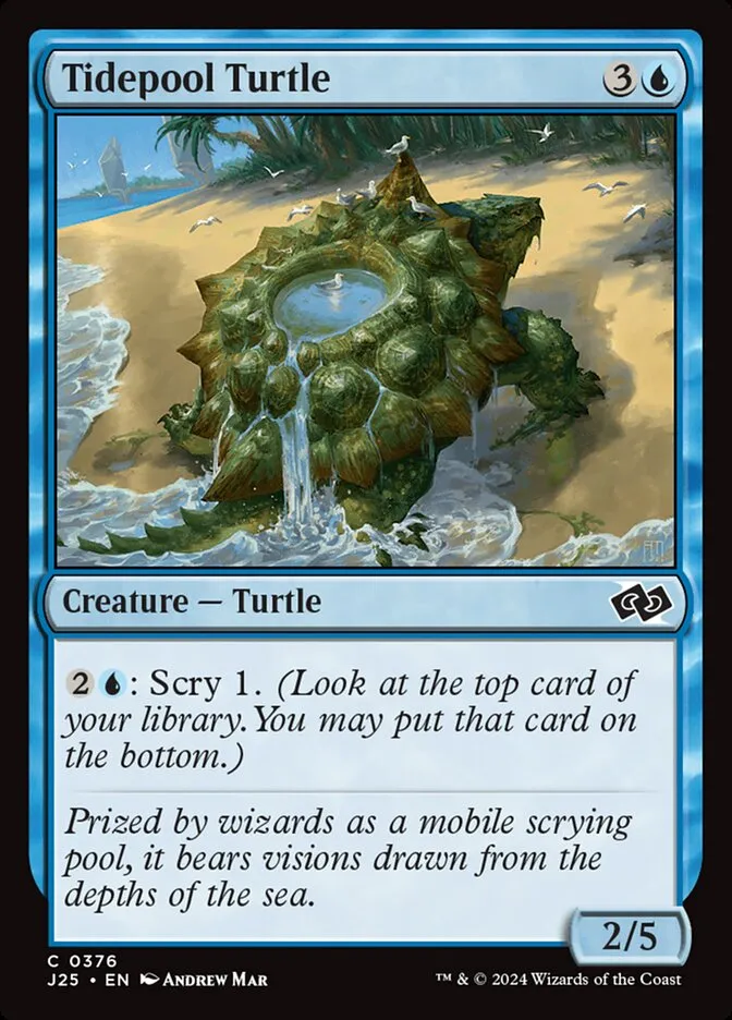 2024 Foundations Jumpstart Tidepool Turtle common #376 common card image