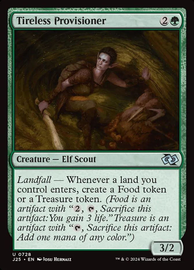 2024 Foundations Jumpstart Tireless Provisioner #728 uncommon card image