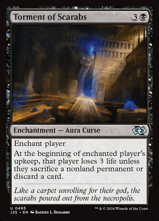 2024 Foundations Jumpstart Torment of Scarabs #495 uncommon card image