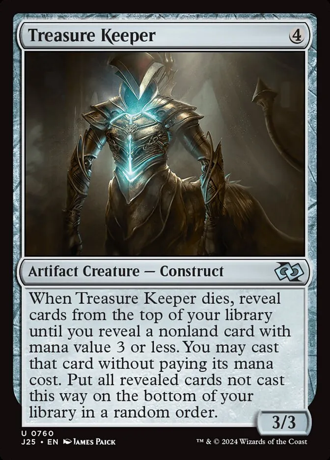 2024 Foundations Jumpstart Treasure Keeper uncommon #760 uncommon card image