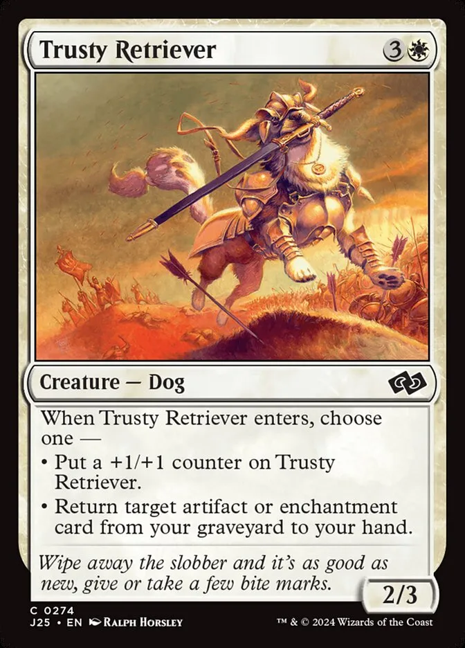 2024 Foundations Jumpstart Trusty Retriever common #274 common card image