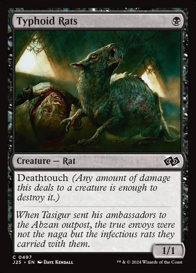 2024 Foundations Jumpstart Typhoid Rats common #497 common card image