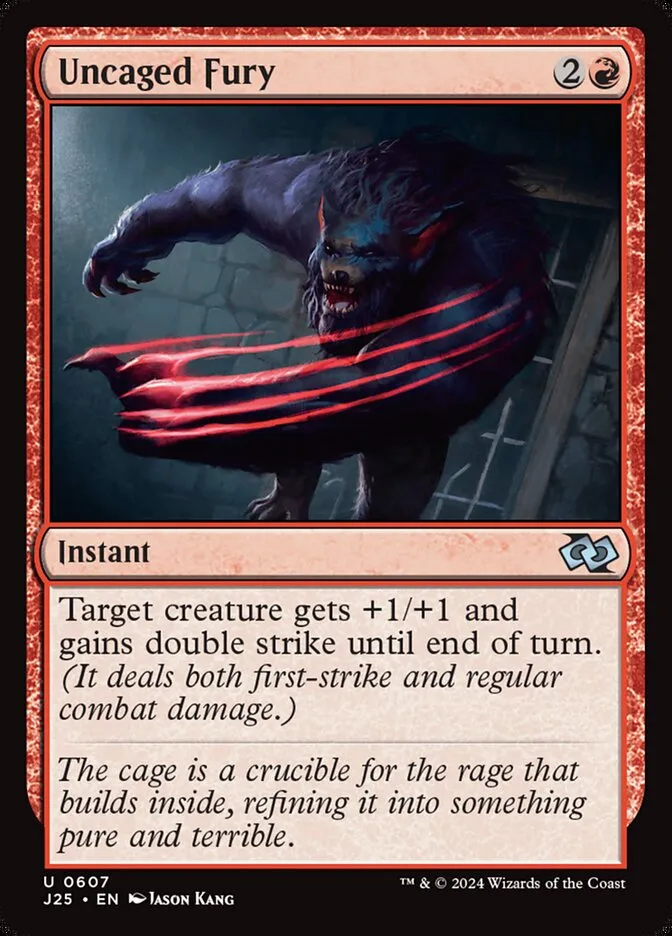 2024 Foundations Jumpstart Uncaged Fury uncommon #607 uncommon card image