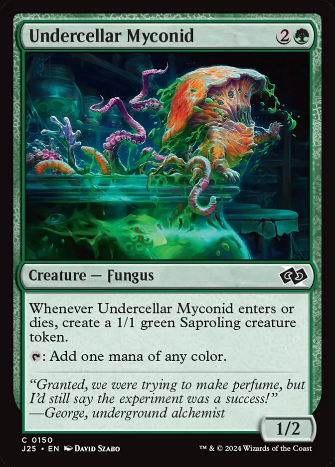 2024 Foundations Jumpstart Undercellar Myconid common #150 common card image