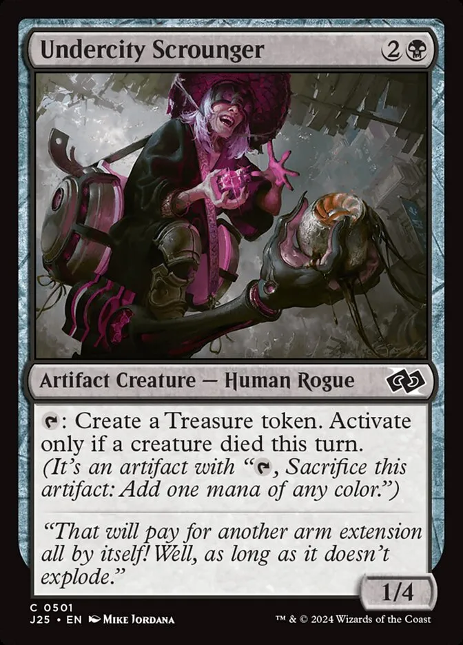 2024 Foundations Jumpstart Undercity Scrounger #501 common card image
