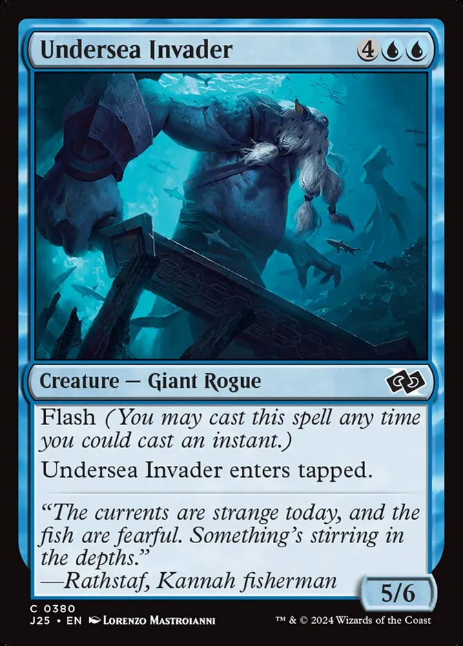 2024 Foundations Jumpstart Undersea Invader common #380 common card image