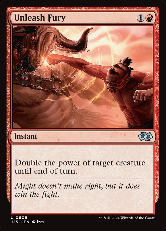 2024 Foundations Jumpstart Unleash Fury #608 uncommon card image
