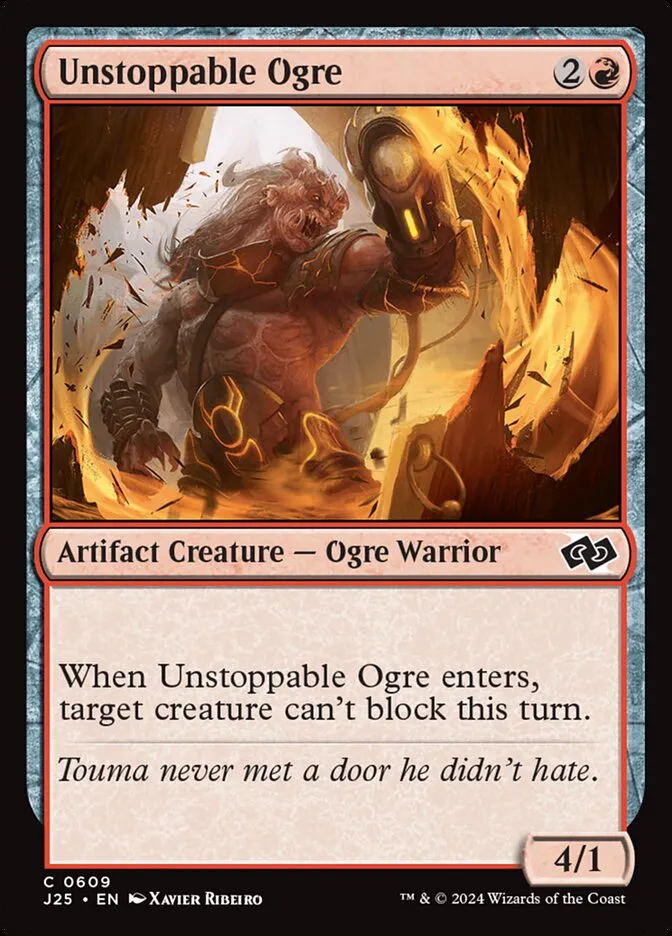 2024 Foundations Jumpstart Unstoppable Ogre common #609 common card image