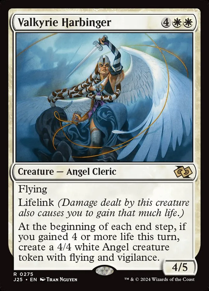 2024 Foundations Jumpstart Valkyrie Harbinger rare #275 rare card image