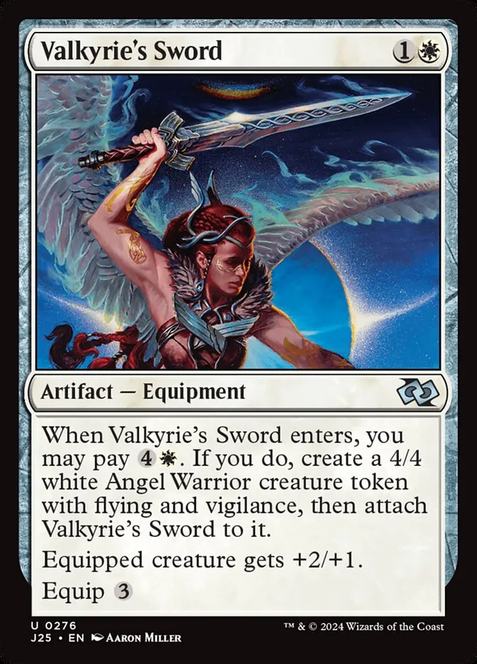 2024 Foundations Jumpstart Valkyrie's Sword uncommon #276 uncommon card image
