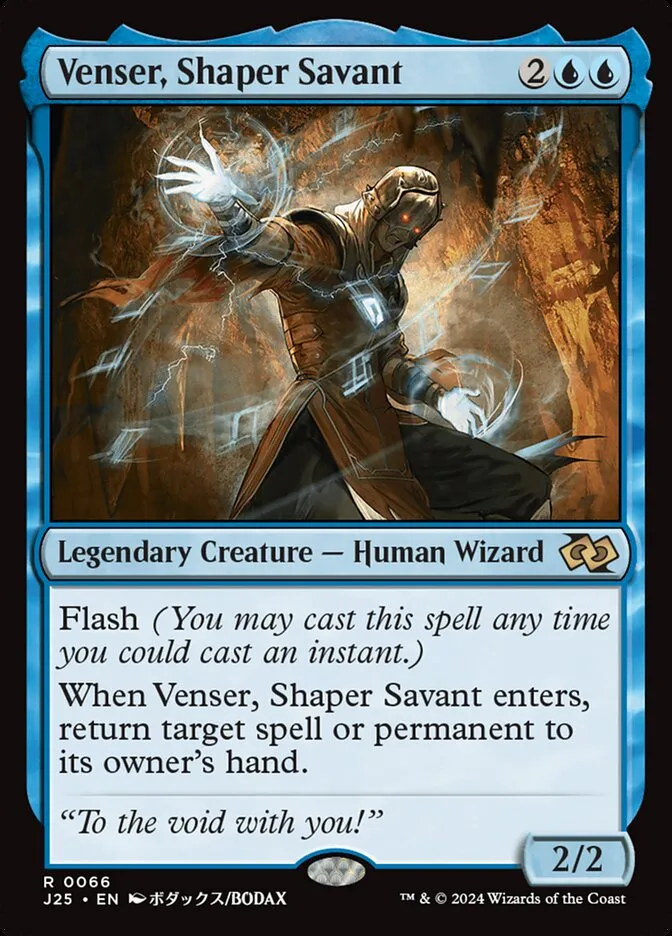 2024 Foundations Jumpstart Venser, Shaper Savant [Anime] rare #66 rare card image