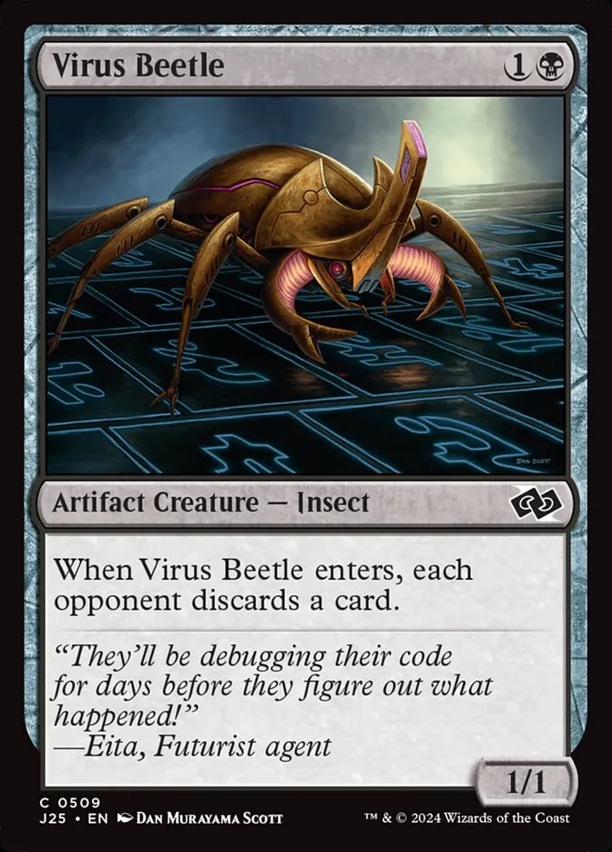 2024 Foundations Jumpstart Virus Beetle common #509 common card image