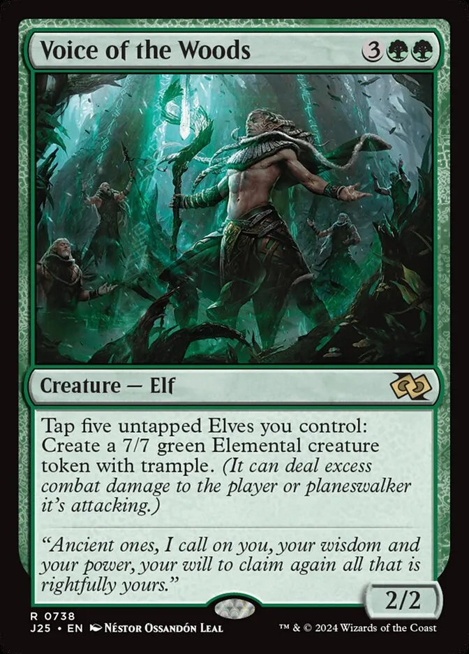 2024 Foundations Jumpstart Voice of the Woods #738 rare card image