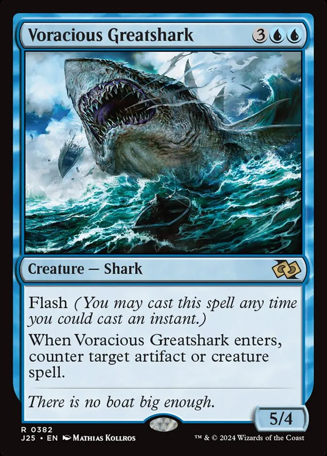2024 Foundations Jumpstart Voracious Greatshark #382 rare card image