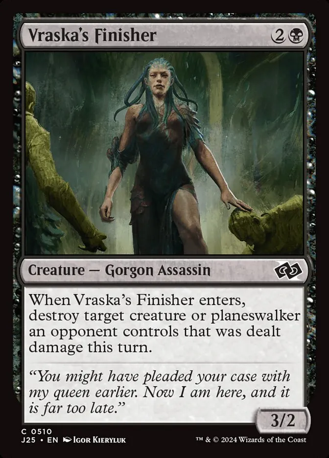 2024 Foundations Jumpstart Vraska's Finisher #510 common card image
