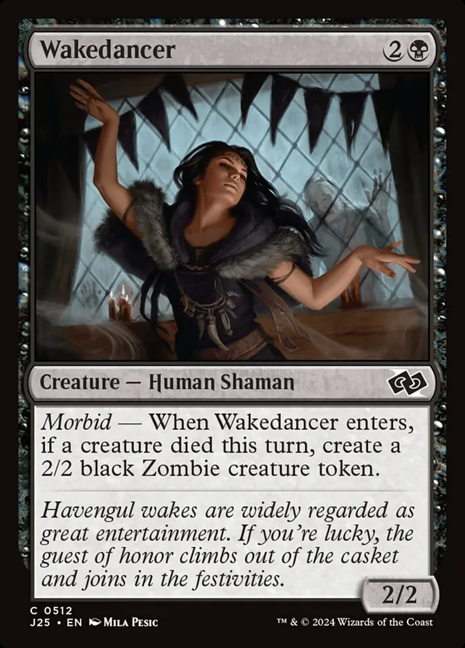 2024 Foundations Jumpstart Wakedancer common #512 common card image