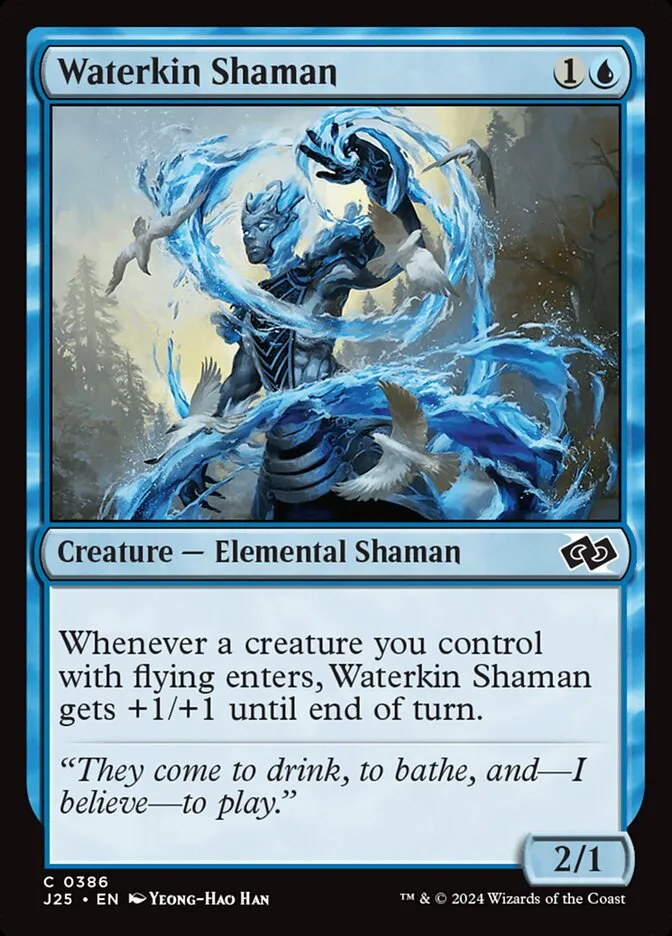 2024 Foundations Jumpstart Waterkin Shaman #386 common card image
