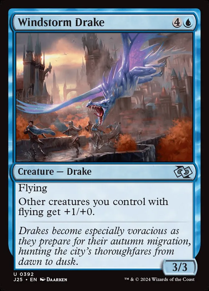 2024 Foundations Jumpstart Windstorm Drake uncommon #392 uncommon card image