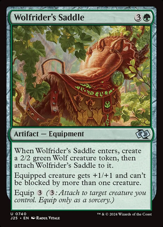 2024 Foundations Jumpstart Wolfrider's Saddle uncommon #740 uncommon card image