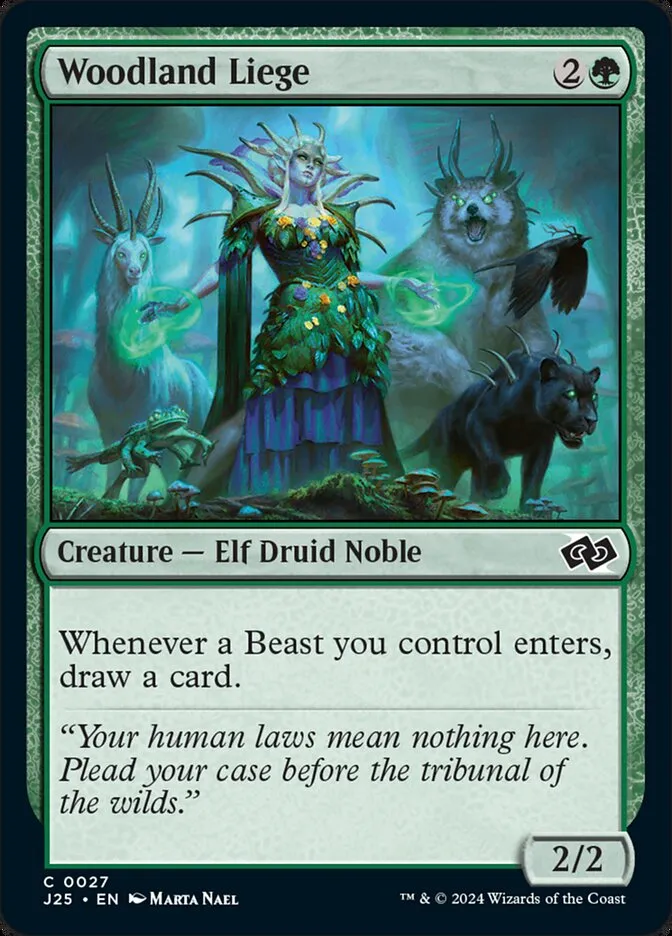 2024 Foundations Jumpstart Woodland Liege #27 common card image
