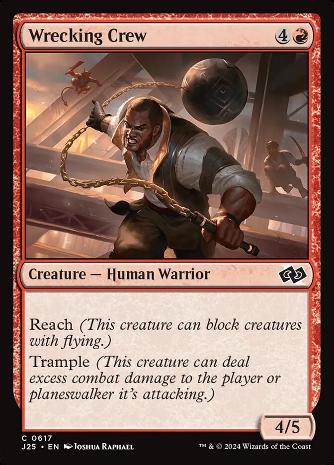 2024 Foundations Jumpstart Wrecking Crew common #617 common card image