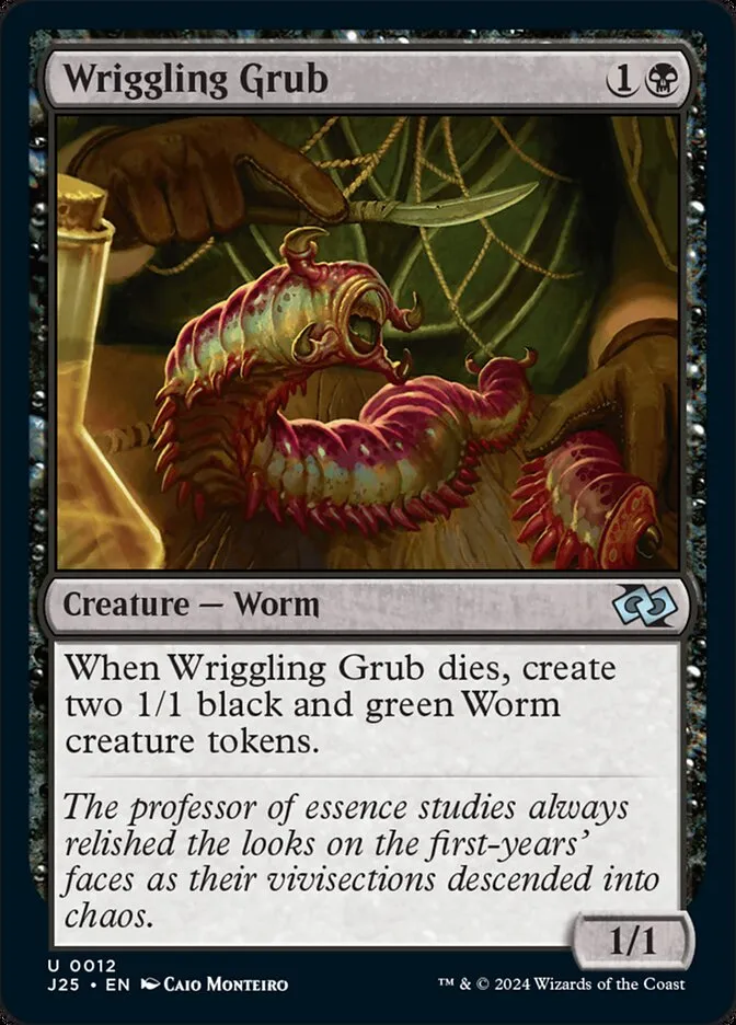 2024 Foundations Jumpstart Wriggling Grub uncommon #12 uncommon card image