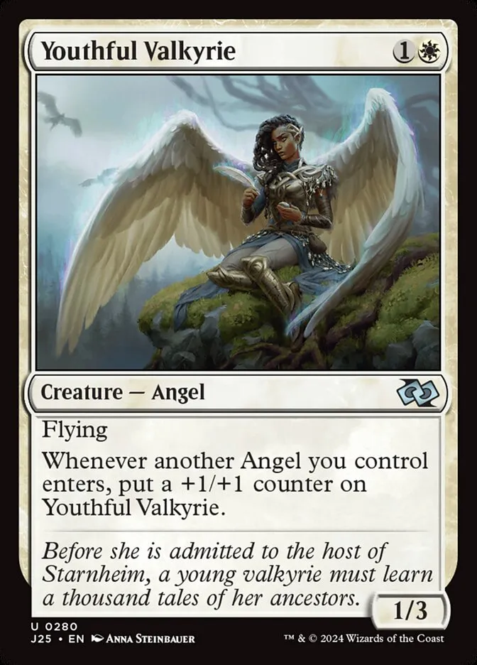 2024 Foundations Jumpstart Youthful Valkyrie #280 uncommon card image