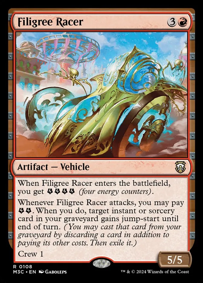 2024 Modern Horizons 3 Commander Filigree Racer #108 rare card image
