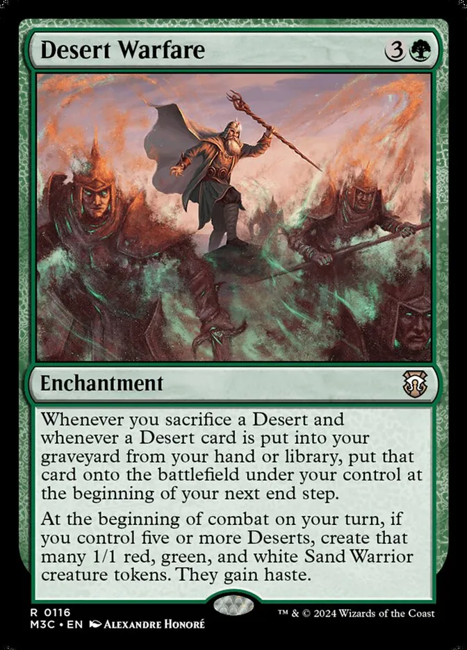 2024 Modern Horizons 3 Commander Desert Warfare #116 rare card image