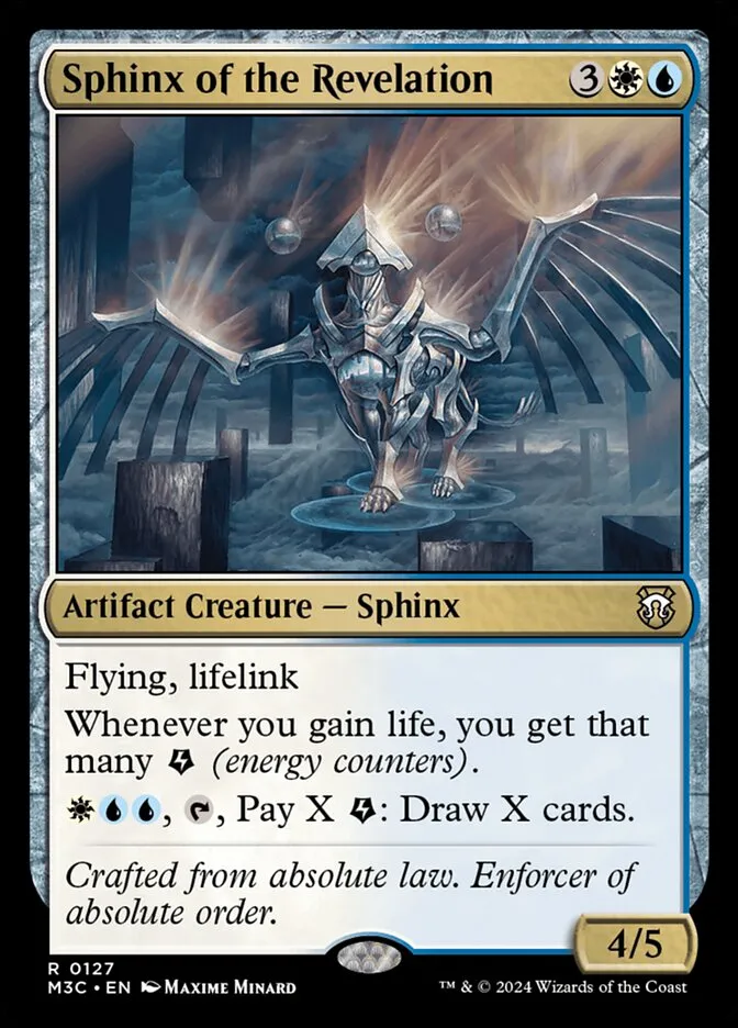 2024 Modern Horizons 3 Commander Sphinx of the Revelation #127 rare card image