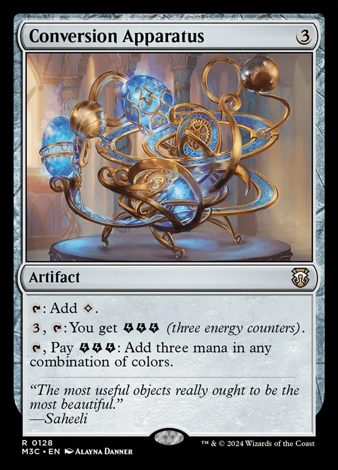 2024 Modern Horizons 3 Commander Conversion Apparatus #128 rare card image