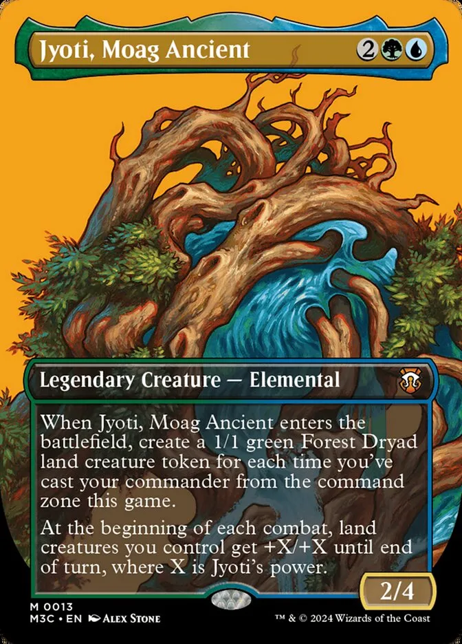 2024 Modern Horizons 3 Commander Jyoti, Moag Ancient [Borderless] mythic #13 mythic card image