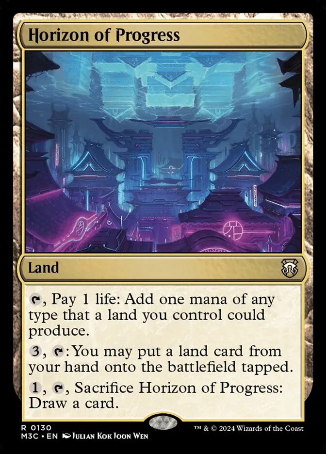 2024 Modern Horizons 3 Commander Horizon of Progress #130 rare card image