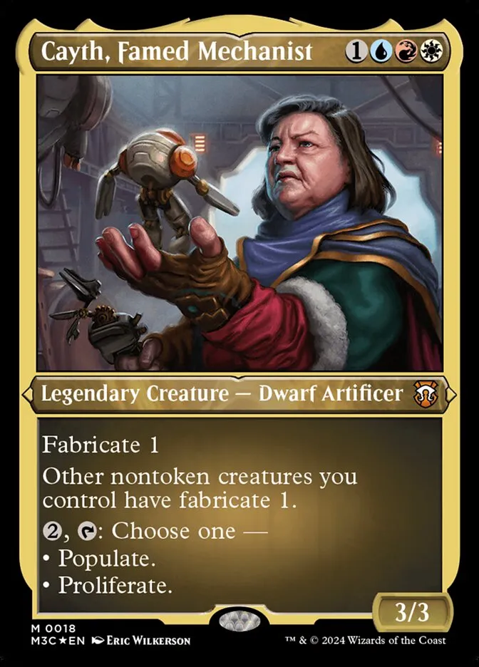 2024 Modern Horizons 3 Commander Cayth, Famed Mechanist mythic #18 mythic card image
