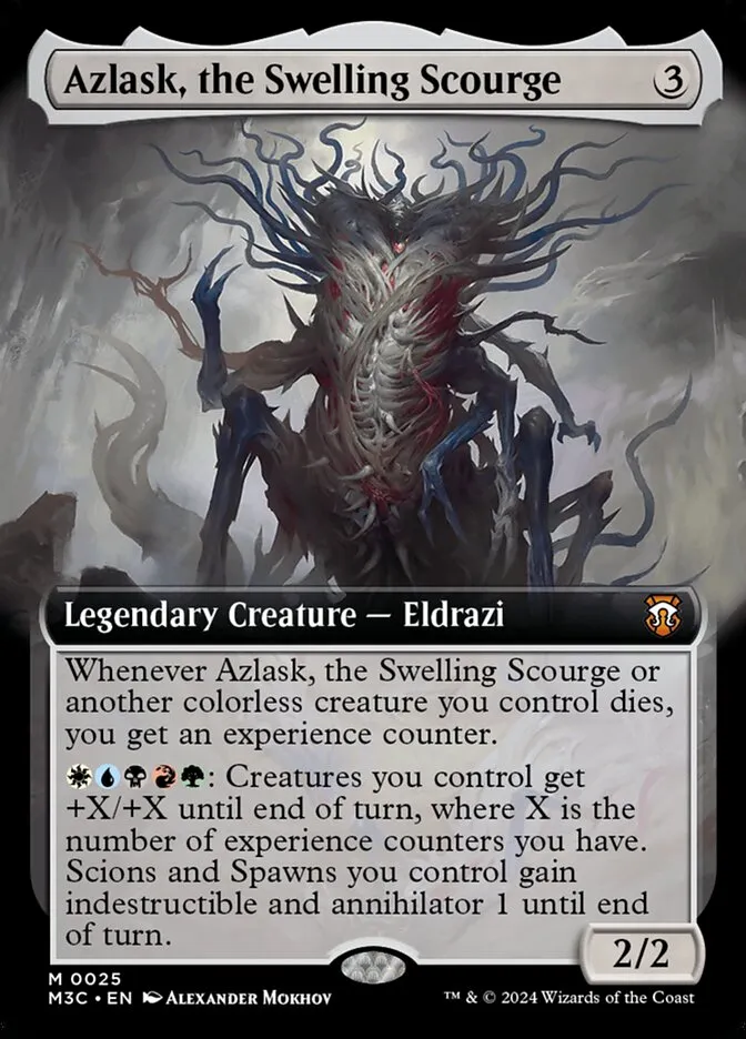 2024 Modern Horizons 3 Commander Azlask, the Swelling Scourge mythic #25 mythic card image
