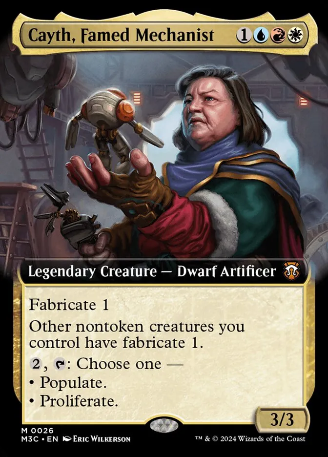 2024 Modern Horizons 3 Commander Cayth, Famed Mechanist mythic #26 mythic card image