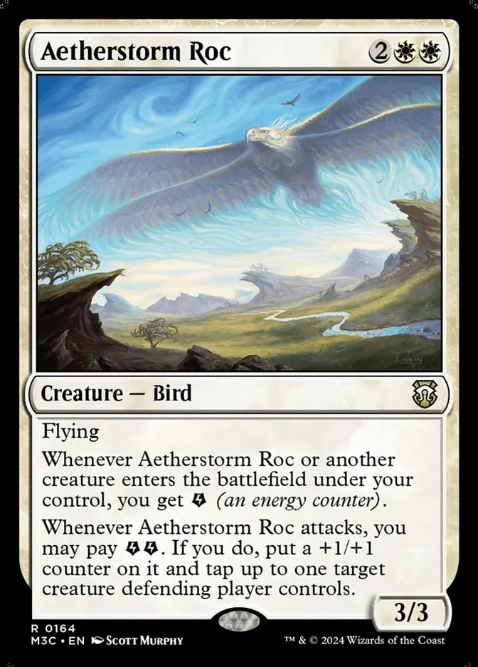 2024 Modern Horizons 3 Commander Aetherstorm Roc #164 rare card image