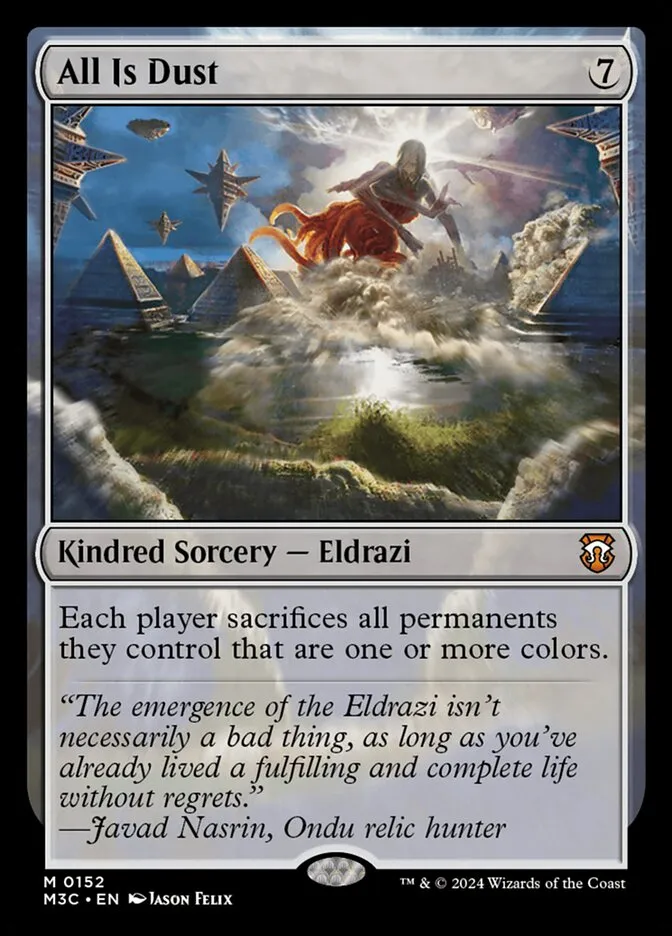2024 Modern Horizons 3 Commander All Is Dust #152 mythic card image