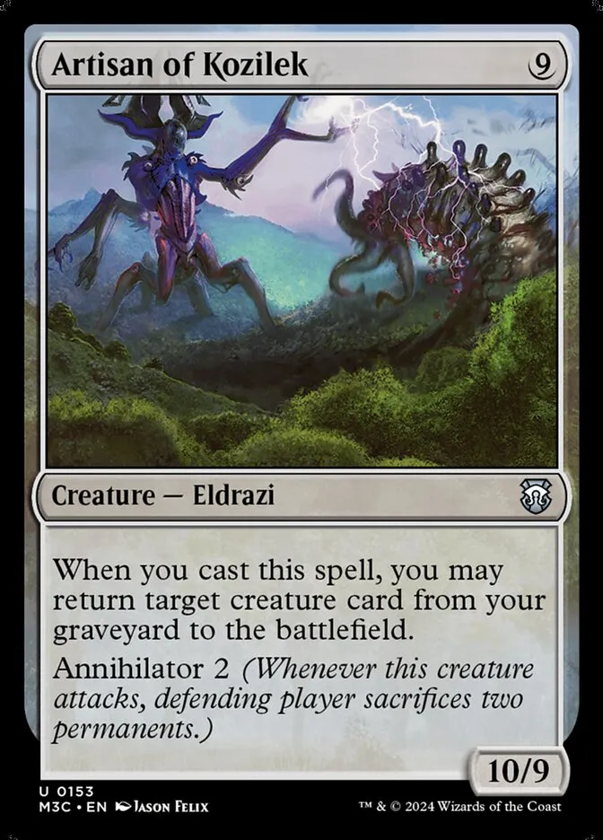 2024 Modern Horizons 3 Commander Artisan of Kozilek #153 uncommon card image