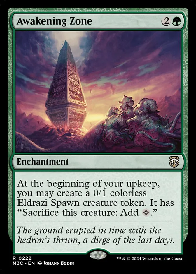 2024 Modern Horizons 3 Commander Awakening Zone #222 rare card image