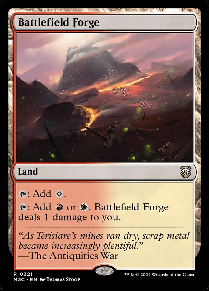 2024 Modern Horizons 3 Commander Battlefield Forge #321 rare card image