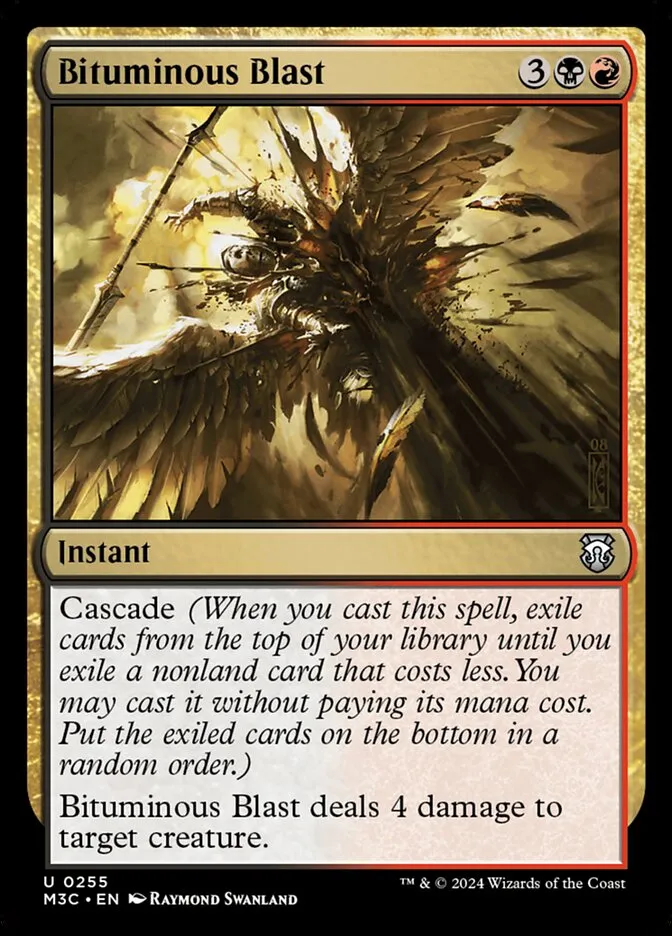 2024 Modern Horizons 3 Commander Bituminous Blast uncommon #255 uncommon card image