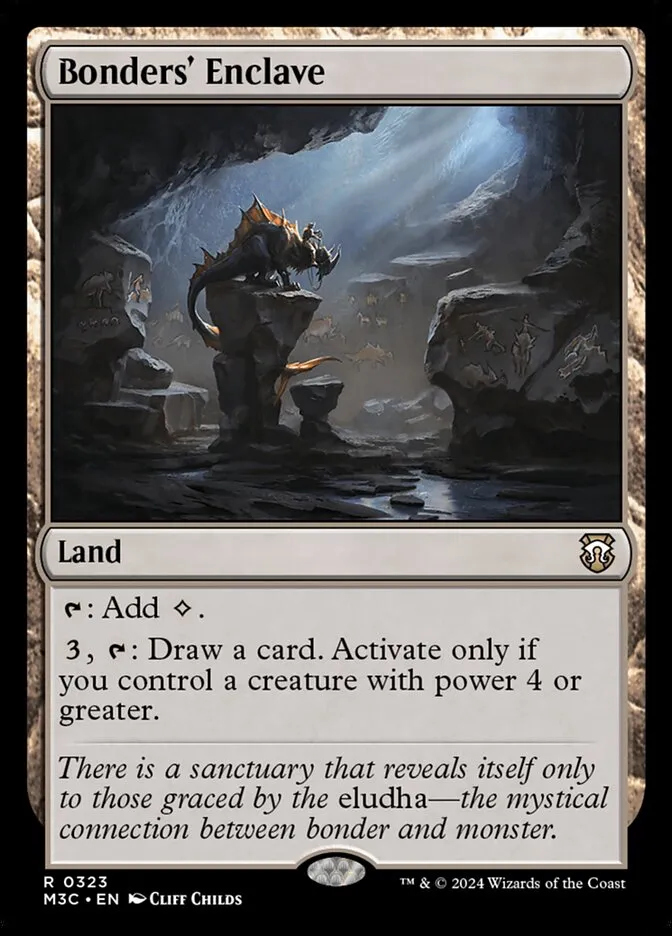 2024 Modern Horizons 3 Commander Bonders' Enclave #323 rare card image