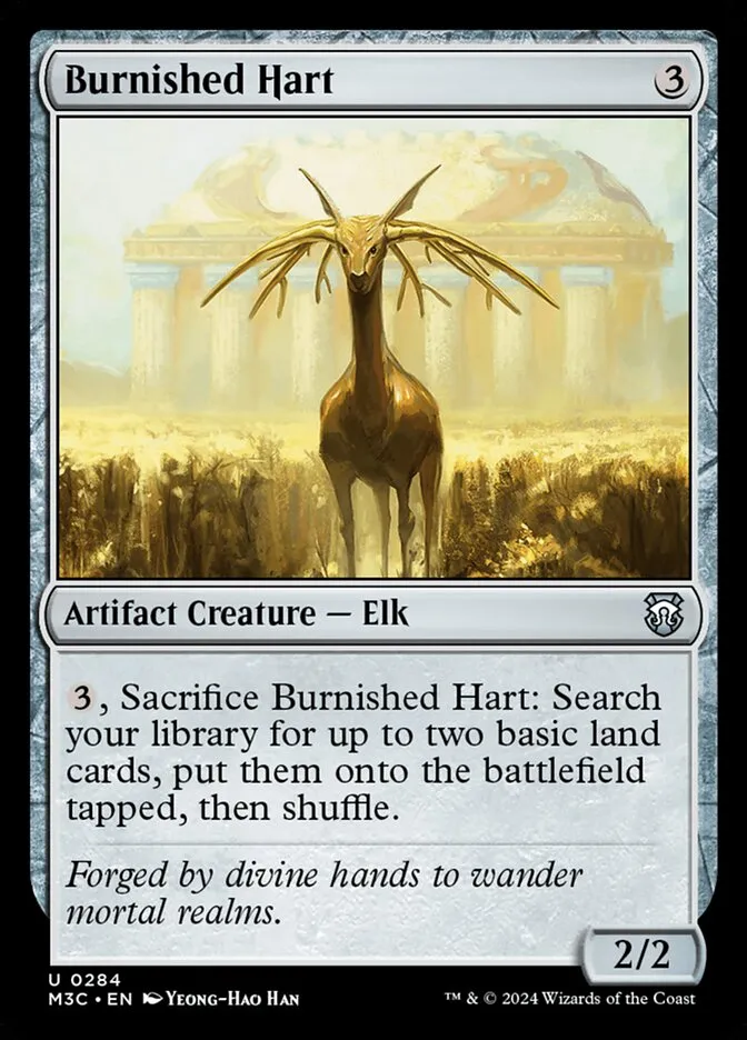 2024 Modern Horizons 3 Commander Burnished Hart #284 uncommon card image