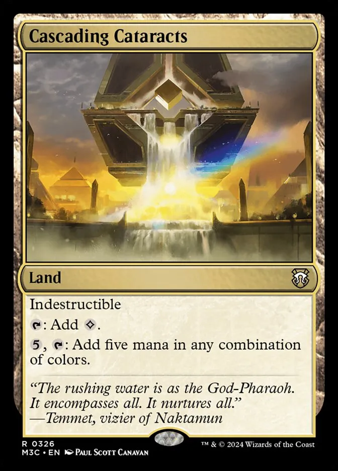 2024 Modern Horizons 3 Commander Cascading Cataracts #326 rare card image
