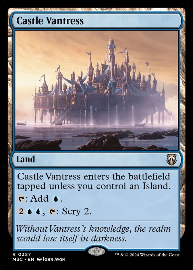 2024 Modern Horizons 3 Commander Castle Vantress #327 rare card image