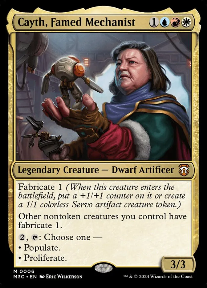 2024 Modern Horizons 3 Commander Cayth, Famed Mechanist mythic #6 mythic card image