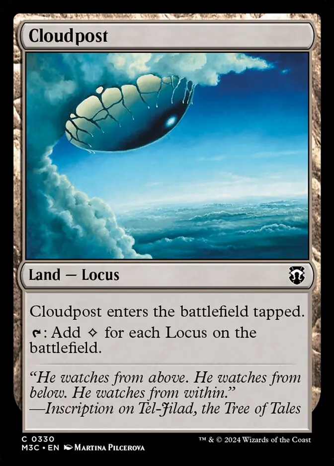 2024 Modern Horizons 3 Commander Cloudpost [Foil] common #330 common card image